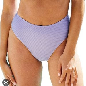 Cupshe Juniper Textured High Waist Bikini  Bottom
